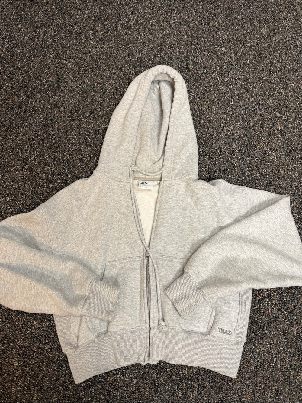 Aritzia Tna sweatfleece cozy fleece full zip hoodie